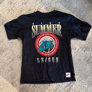 Nike Black and Red Summer League Tee